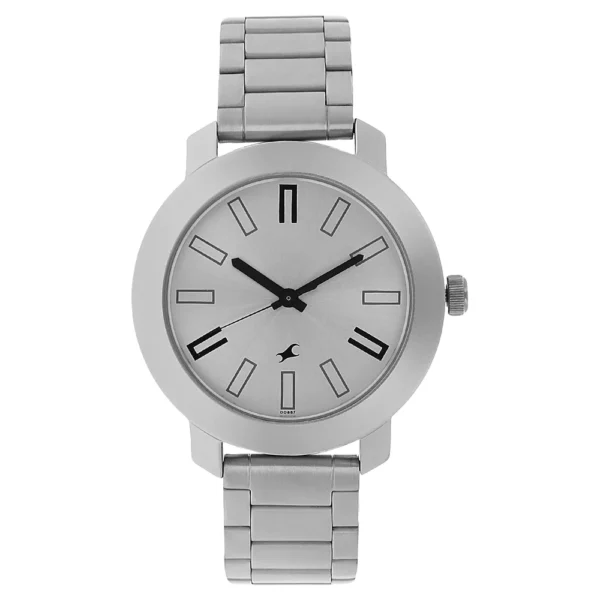 Fastrack Silver Watch for Men-3120SM01