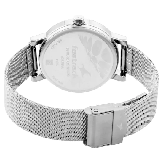 Fastrack ss clearance back watch price