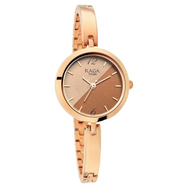 TITAN Raga Rose Gold Watch 2606WM07