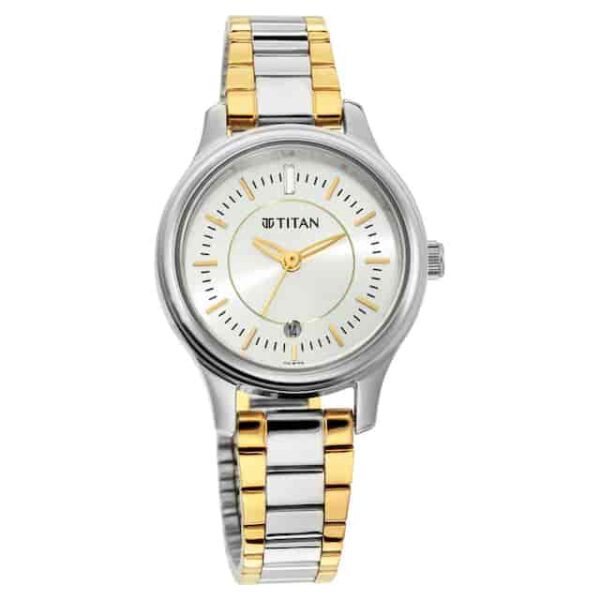 TITAN Silver Dial Analog Watch 2638BM01