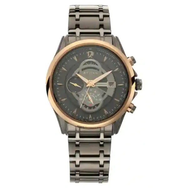 TITAN Maritime - Chronograph Watch with Lateen sail inspired indices 1830KM01