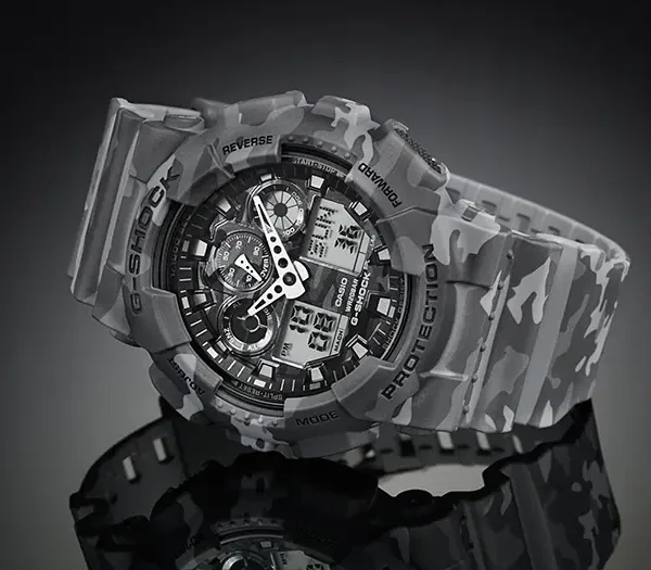 CASIO G-SHOCK ANALOG-DIGITAL WATCH GA-100CM-8A