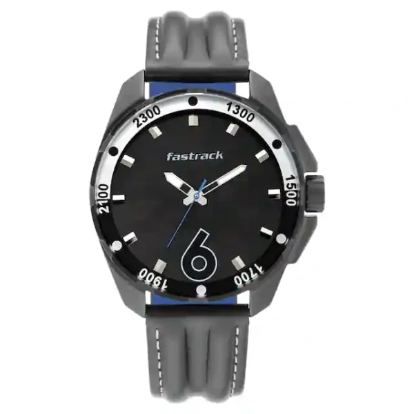 FASTRACK BLACK DIAL WATCH 3084NL05