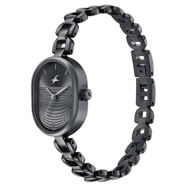 Fastrack watches cheap for girls black