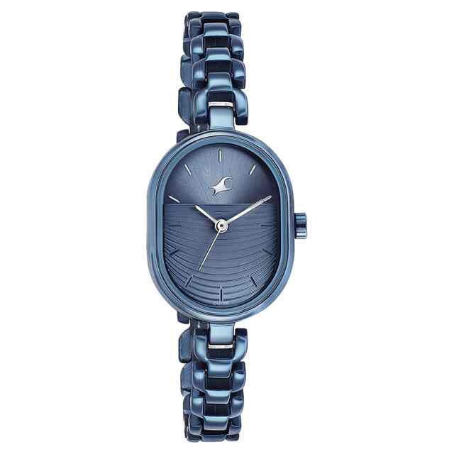 Fastrack ladies watches online black metal