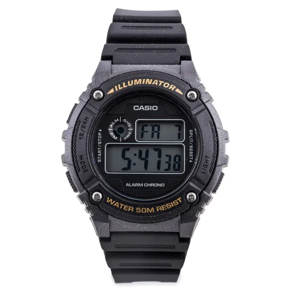 Casio W216H1B Black Watch for man