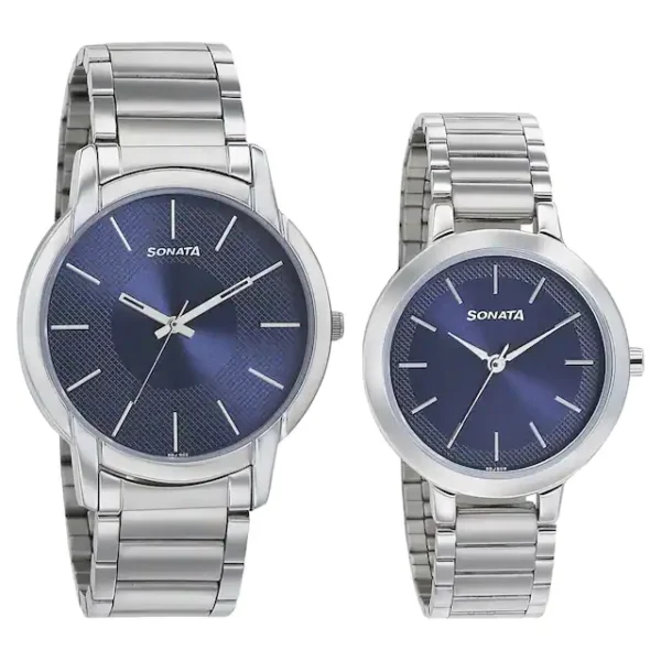 Blue Dial Couple Watch 770318141SM01