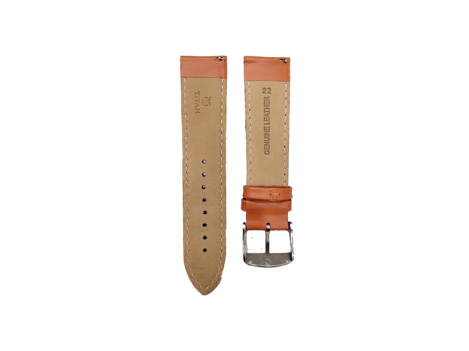 TITAN Tan colored 22mm Leather Straps Eccoci Online Shop