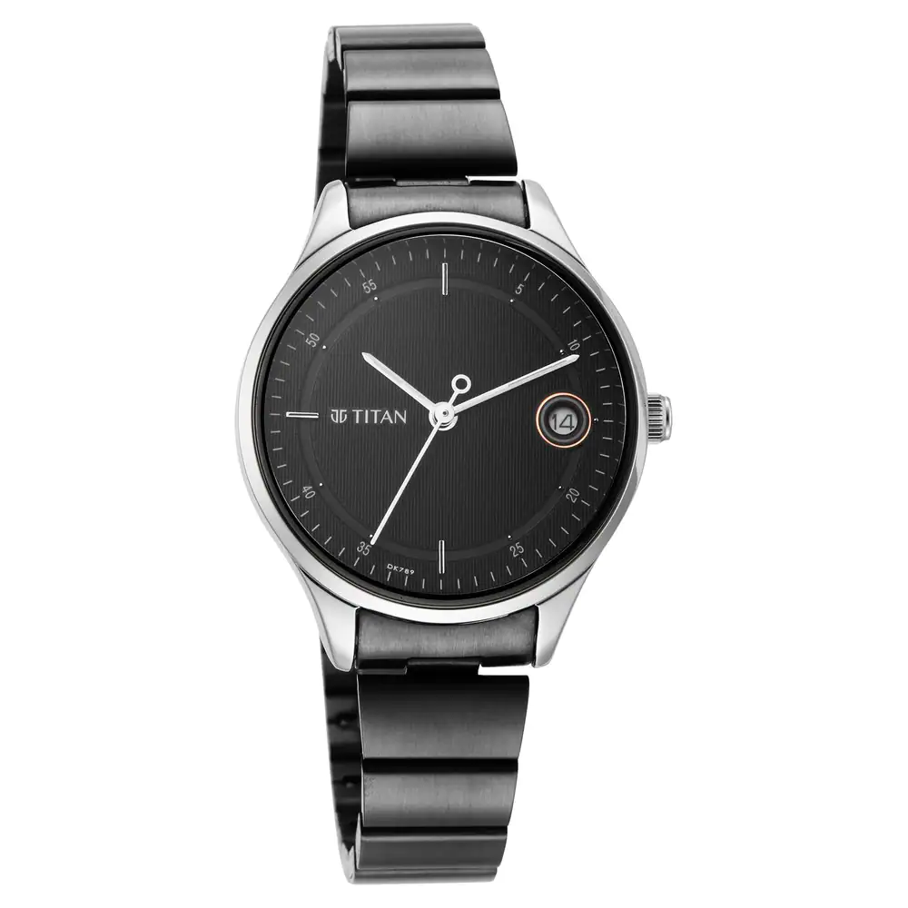 Titan black clearance dial multifunction watch