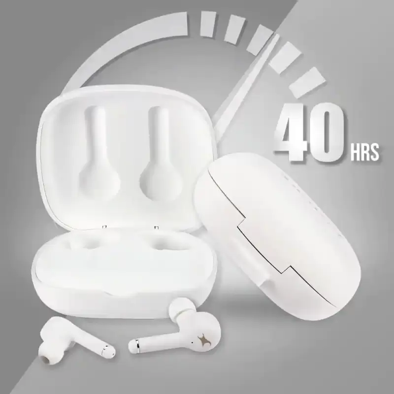 Fastrack Reflex Tunes Wireless WHITE EAR BUDS FT4WTB01 - Image 2