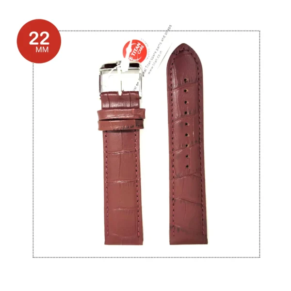 Titan 22mm leather Strap for 1768sl04