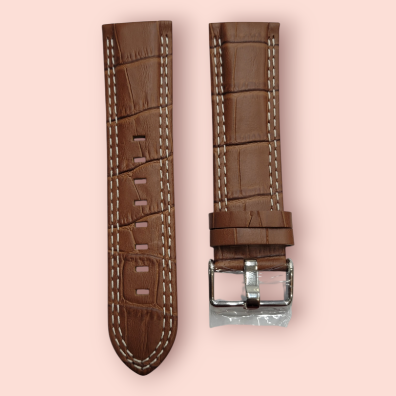 Titan brown Leather for 9322sl05 Straps 24mm