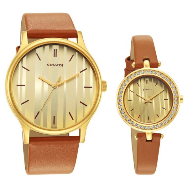 Quartz Analog Dial  Watch for Couple 7710587041YL01