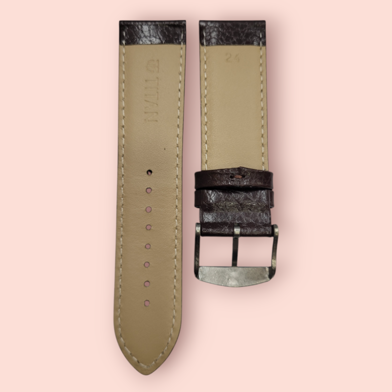 Titan 24 mm celero brown Leather Straps - Image 2