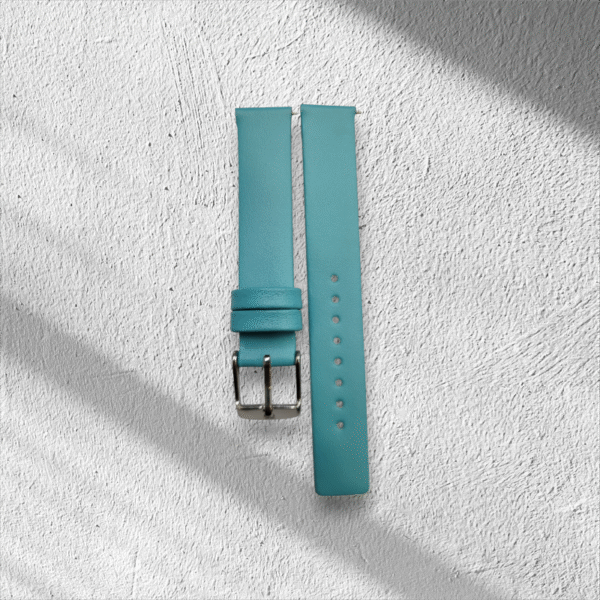 Titan 16mm sky blue Leather Straps for women