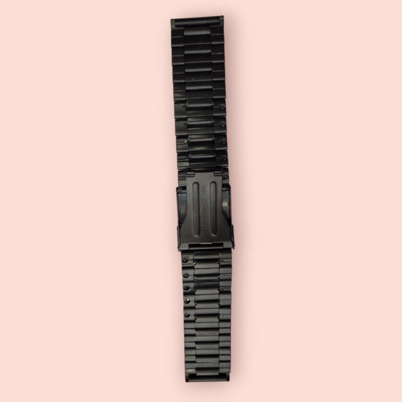 Fastrack 24 mm black Stainless Steel 3099nm Strap - Image 2