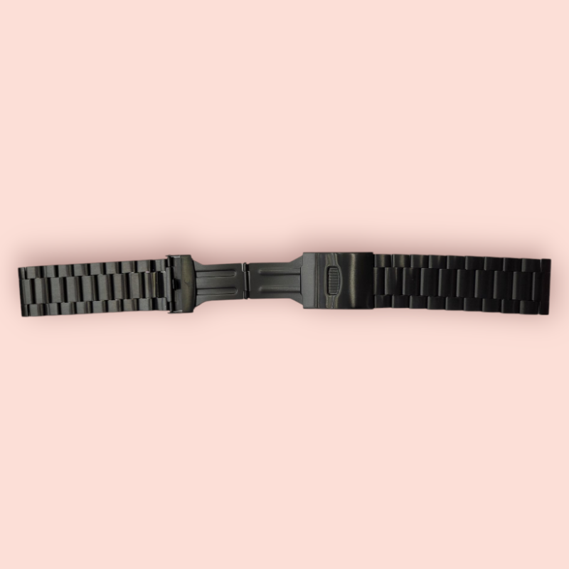 Fastrack 24 mm black Stainless Steel 3099nm Strap - Image 3