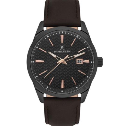 Daniel Klein DK.1.13807‑5 Brown Dial Leather Men’s Watch – Stylish & Affordable