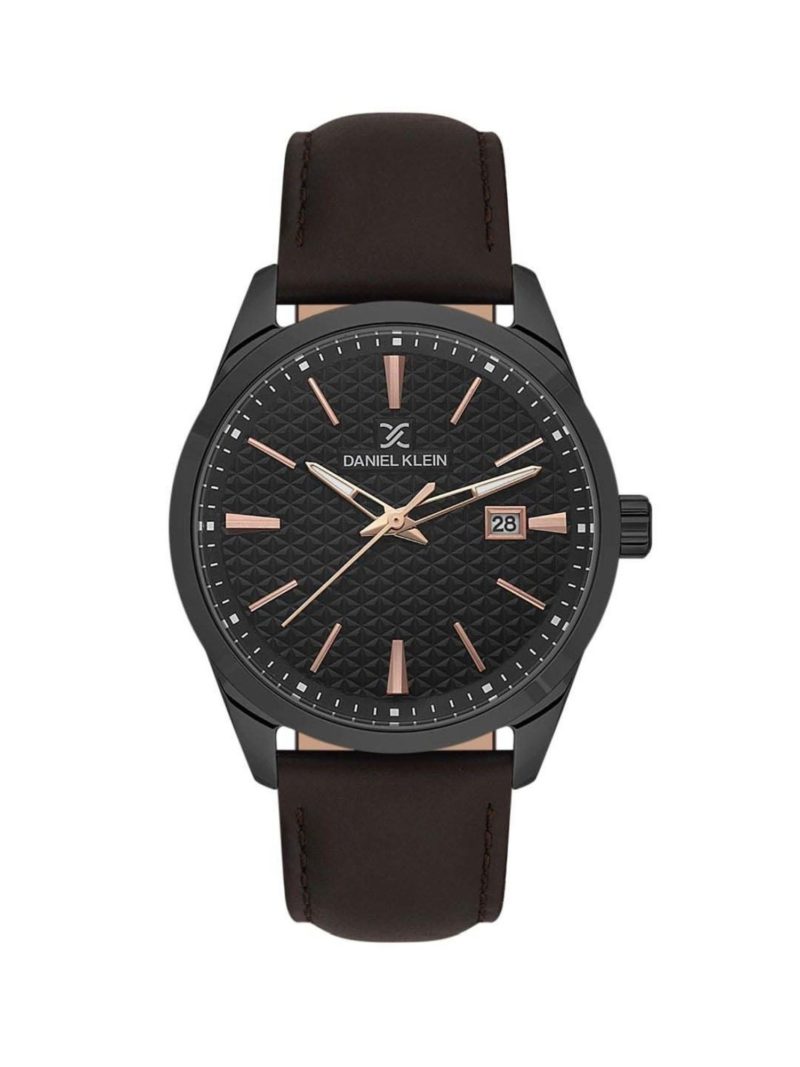 Daniel Klein DK.1.13807‑5 Brown Dial Leather Men’s Watch – Stylish & Affordable