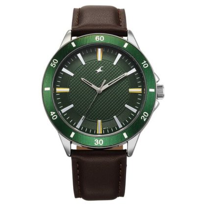 Fastrack Stunners X Green Dial Analog Watch for Men – 38160SL02