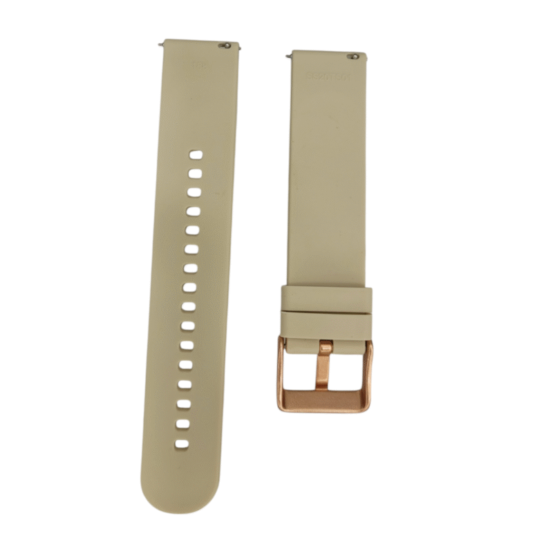 Titan Ivory 20mm Silicone Strap for Smartwatches - Image 2