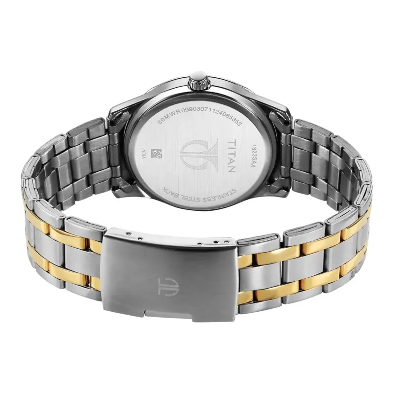 Titan 1823BM03 – Silver White Dial Analog Watch for Men - Image 4