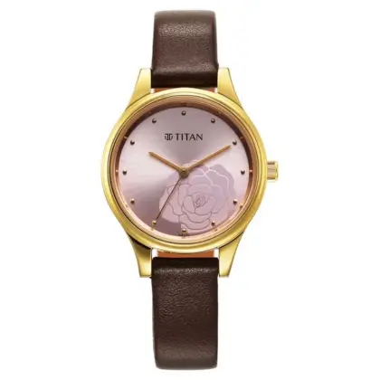 Titan Karishma 2679YL02 – Elegant Pink Dial Quartz Watch for Women