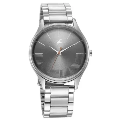 Fastrack Stunners 3291SM01 (Grey Dial / Metal Strap) intended for men