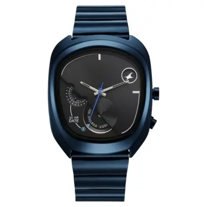 Fastrack UFO 3327qm01 Quartz Multifunction Black Dial Watch