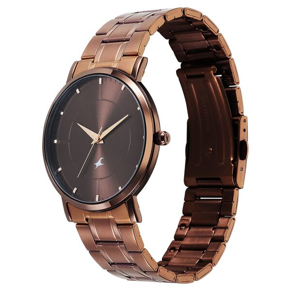 Fastrack Stunners X 38163qm01 Quartz Analog  Brown Dial Stainless Steel Strap Watch - Image 2