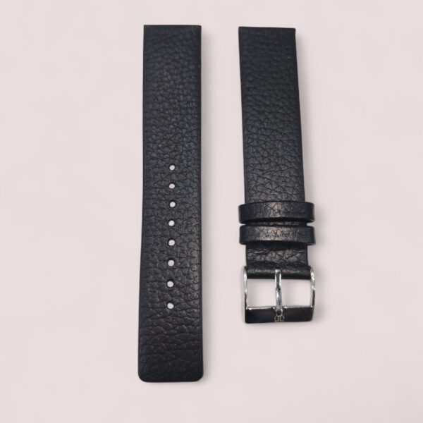 Titan Ultra Slim 20mm Cervo Black Genuine Leather Strap for Titan EDGE Watch