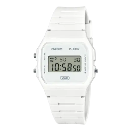 CASIO POP White  F-91WB-7A
