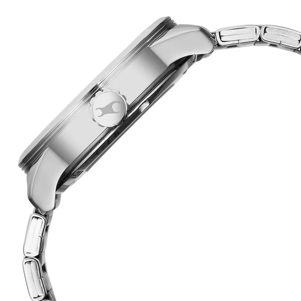 Fastrack Automatics 3318SM01 Green Dial Silver Metal Strap Automatic Watch - Image 4