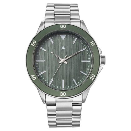 Fastrack Stunners 38160km02 Green Dial  Watch For Guys