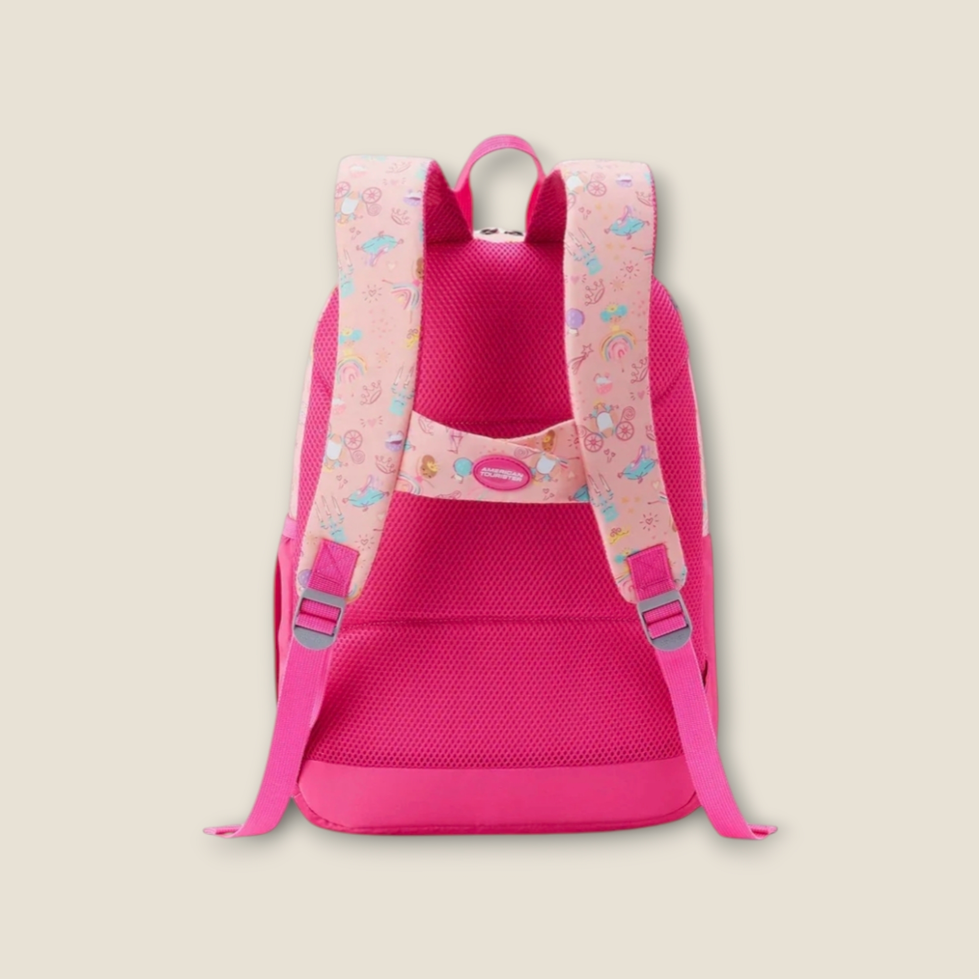 American Tourister Lush Kids princess pink Printed School Backpack - Image 2