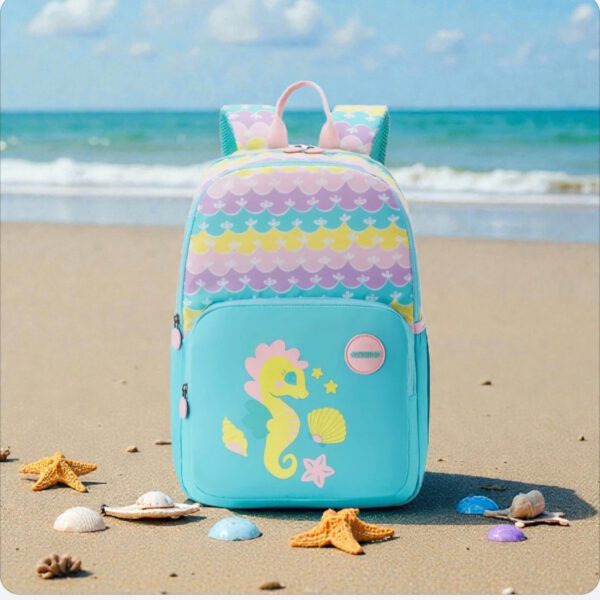 American Tourister Lush Kids Sea Mint Printed School Backpack