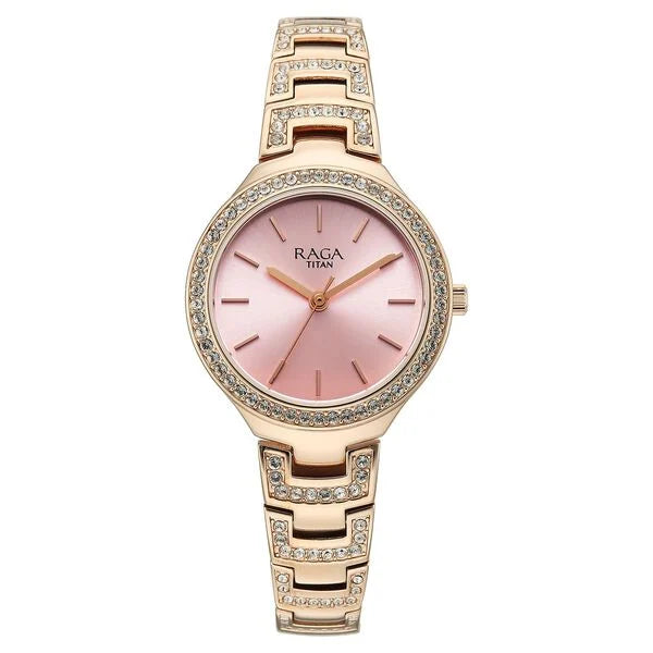 Titan Raga Spotlight Quartz Analog Watch For Women - 95428WM01