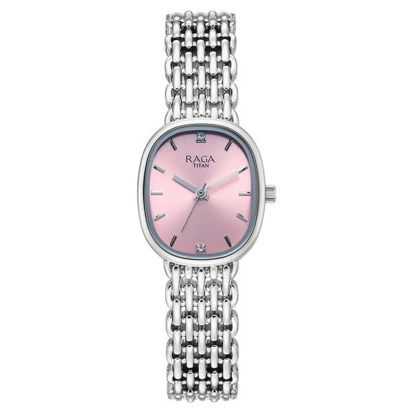 Titan Raga Spotlight Quartz Watch For Women 95430sm01
