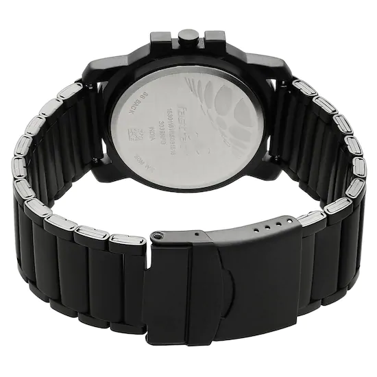 FASTRACK 3039NM02 BLACK DIAL STAINLESS STEEL STRAP WATCH - Image 2