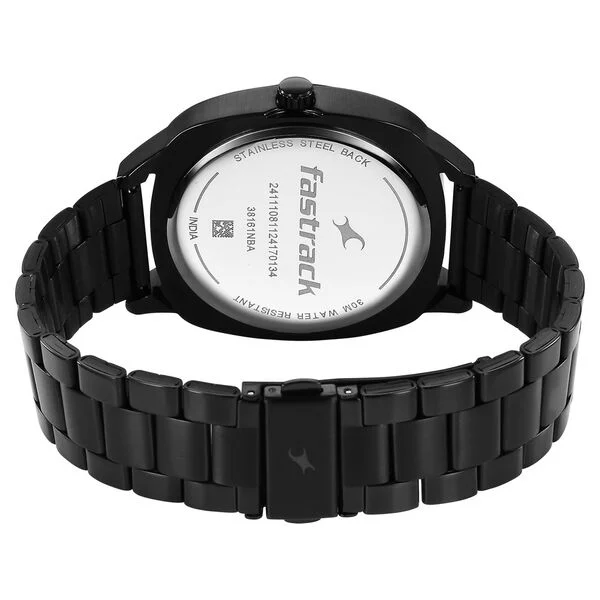 Fastrack Stunners X 38161NM01 – Black Dial Quartz Analog Watch for Men - Image 4