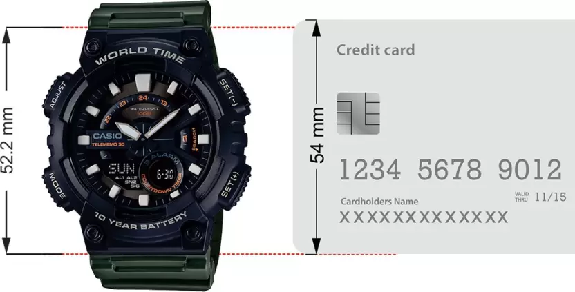 Casio YOUTH AEQ-110W-3AVDF Watch for men - Image 2