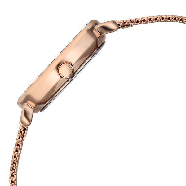 Fastrack Stunners 68064WM03 Green Dial Rose Gold Watch for Girls - Image 4
