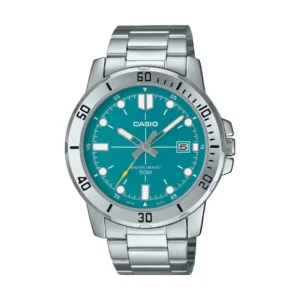 Casio MTP-VD01D-1BV stainless steel analog watch front view in Bangladesh